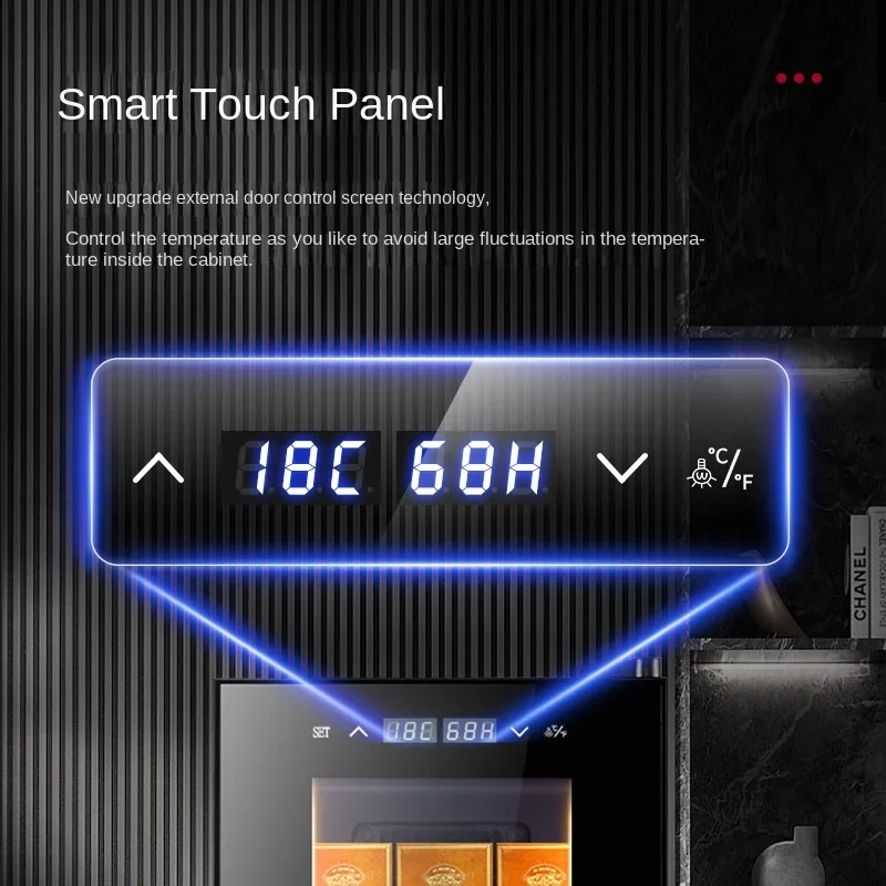 Электронный сигарный шкаф с постоянной температурой и влажностью 23 л