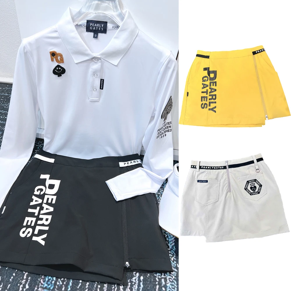 adies Golf Shorts PG Skirts Fashion Side Zipper Skirt Slim Fit Wrap Hip Skirt Sports Skorts-skirt