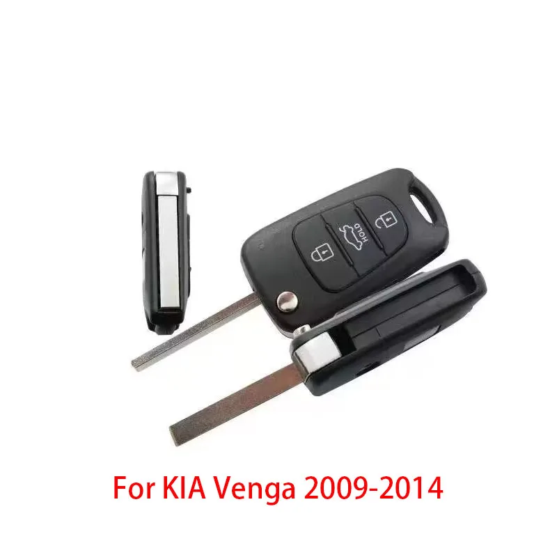 

Сменный 3-кнопочный ключ для Kia Venga 2009-2014 95430-1P000, автомобильный брелок, чехол для дистанционного ключа, откидной складной чехол