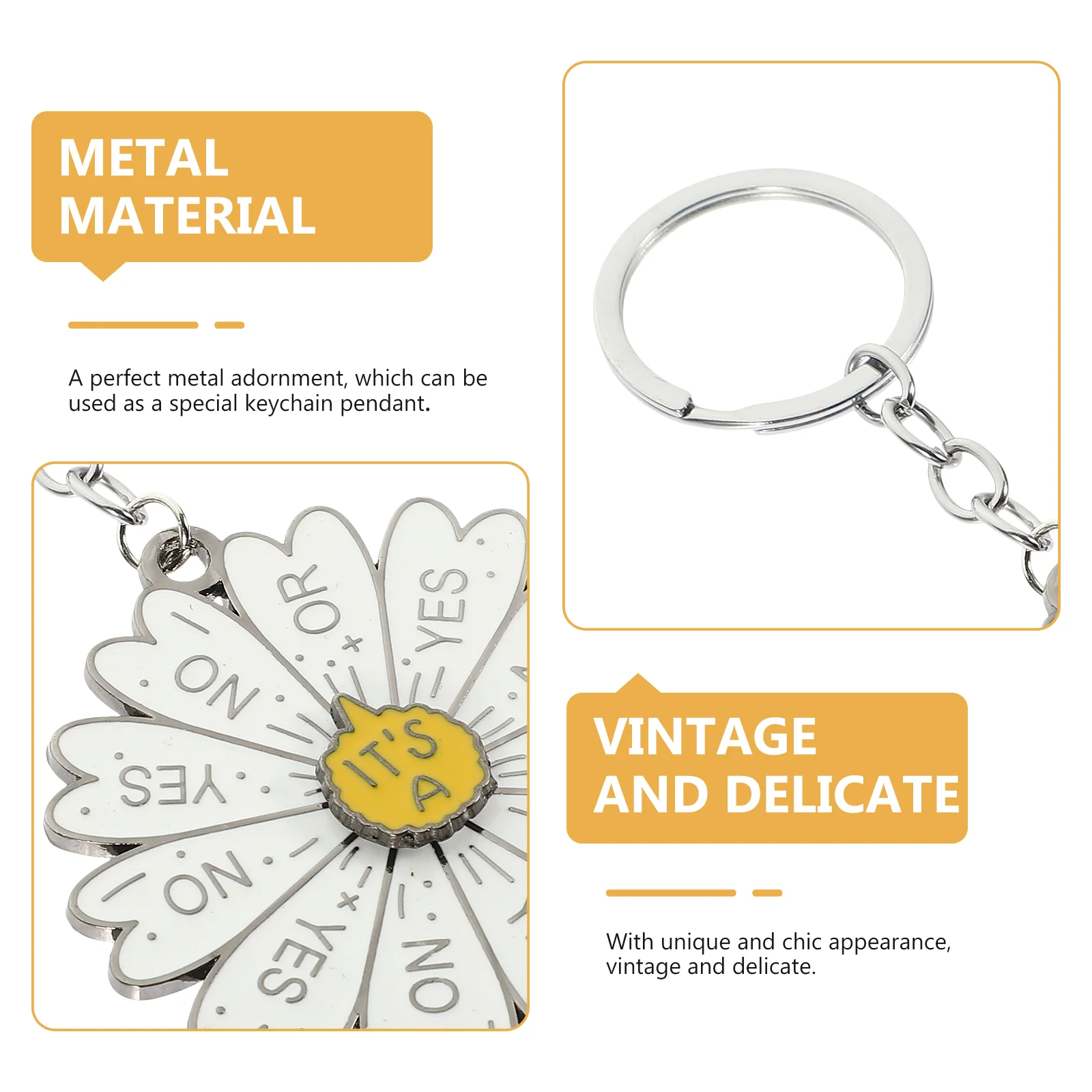 5 Count Decision Roulette Unique Keychains Metal Ring Wallet Pendant Charms Ocean Trim Exquisite Car Keyring Handbag