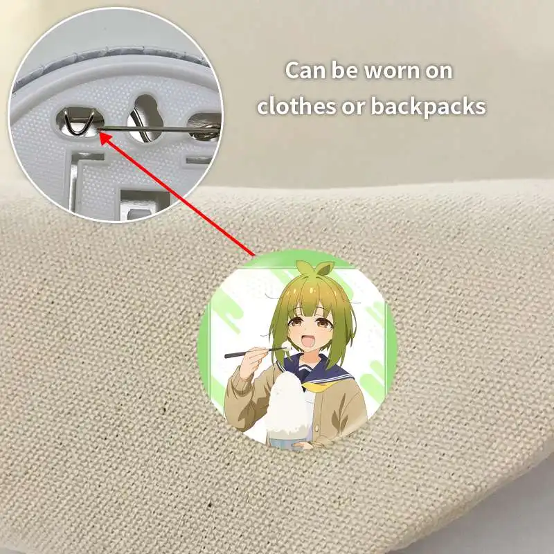 Koshi Torako Shikanoko Noko Anko Anime Character Soft Button Badge Brooch anchor Peripherals PinFashion DIY Commemorative