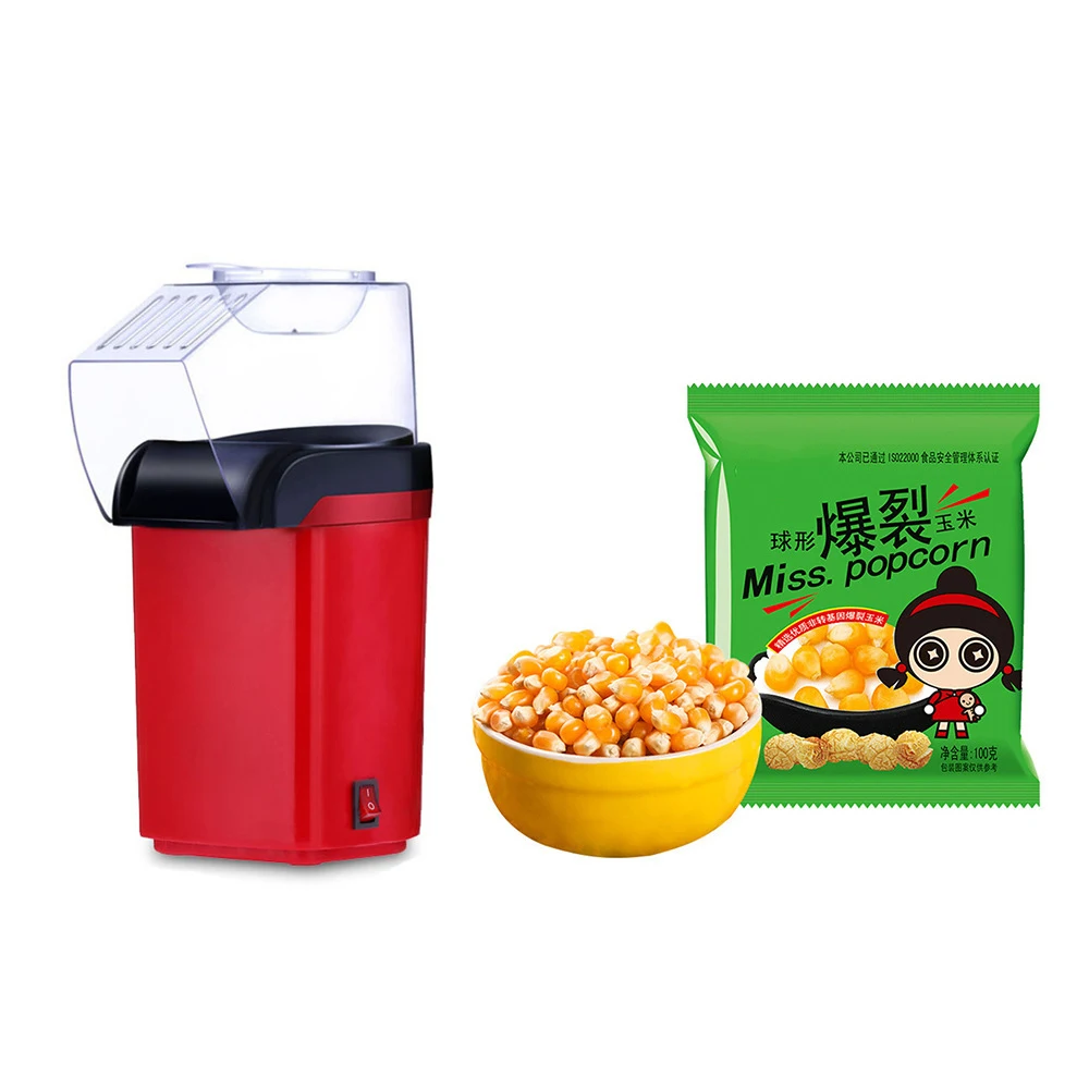 

Oil-Free Air Corn Machine Popcorn Maker Air Machine Mini Popcorn Maker Machine 1200w Household Healthy Home Kitchen