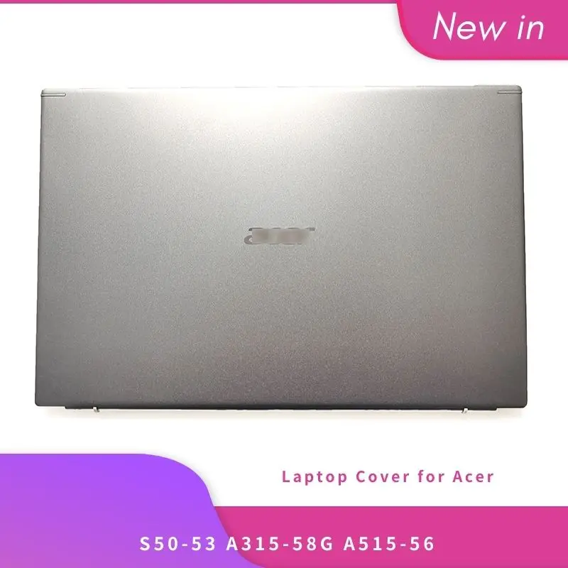 

Новинка, оригинальная задняя крышка для ноутбука Acer Aspire A515-56 S50-53 N20C5, серебристая задняя крышка AM34G000110