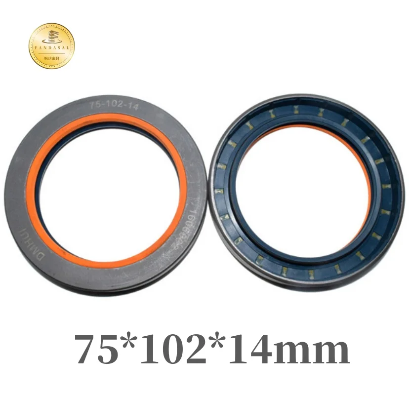 Сальник вала COMBI 75*102*14 мм NBR + AU сельскохозяйственная техника MTZ уплотнение