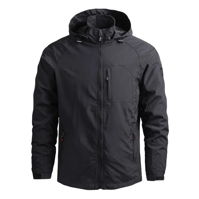 

Men Outdoor Hiking Jackets Waterproof ded Windbreaker Coat Men Casual Camping Jacket Tactics Military Jackets Men
