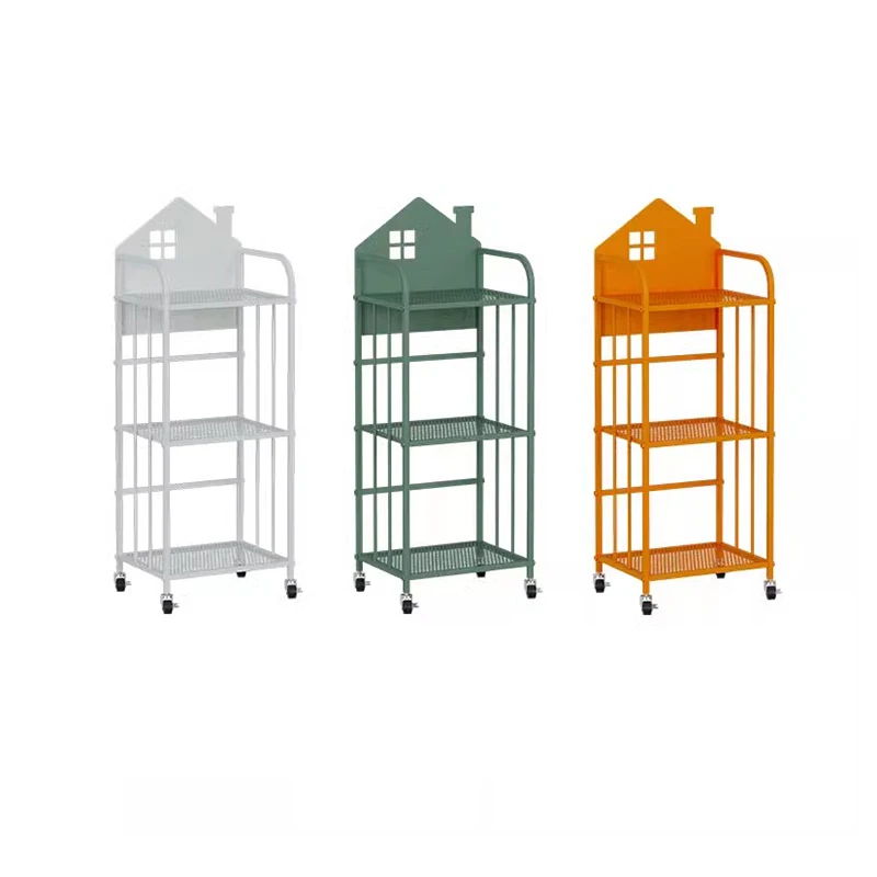 Дисплей Мобильная книжная полка Полки для растений Узкая гостиная Детская