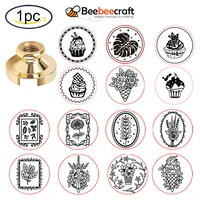 1pc wax seal stamp head 25mm removable brass head vintage sealing stamp for embellishment packing letters envelopes scrapbooking