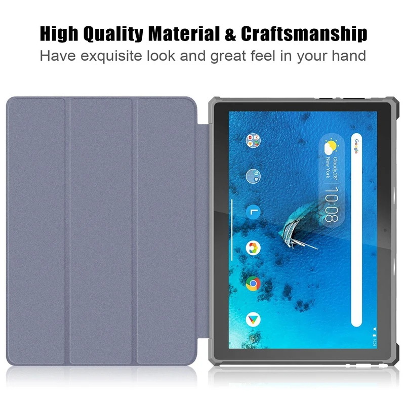 Для Lenovo M10 Tb-X605F 10 1 дюйма ультратонкий легкий кожаный чехол для планшета