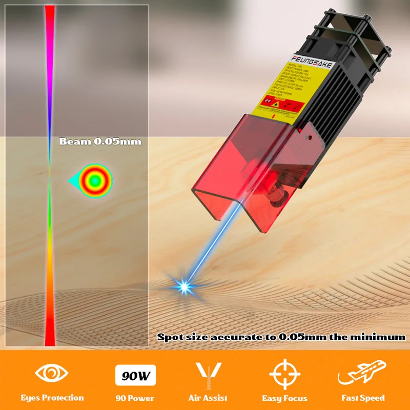 Большой лазерный гравер X см маркировочный принтер и резак по дереву 90 Вт