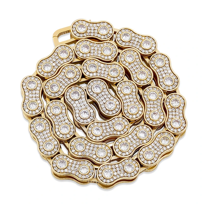 

В стиле «хип-хоп» AAA кубическим цирконием квадратной формы кубинский Майами форме плетённого кольца золото Цвет CZ камень КУБИНСКИЙ звено цепи для Для мужчин, реперские кепки ювелирных изделий