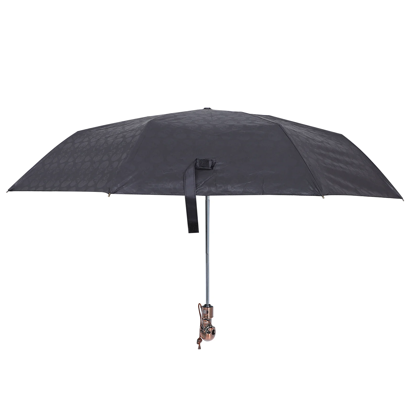 

1pc Windproof Umbrella Rain Gear Metal Umbrella Sun Umbrella