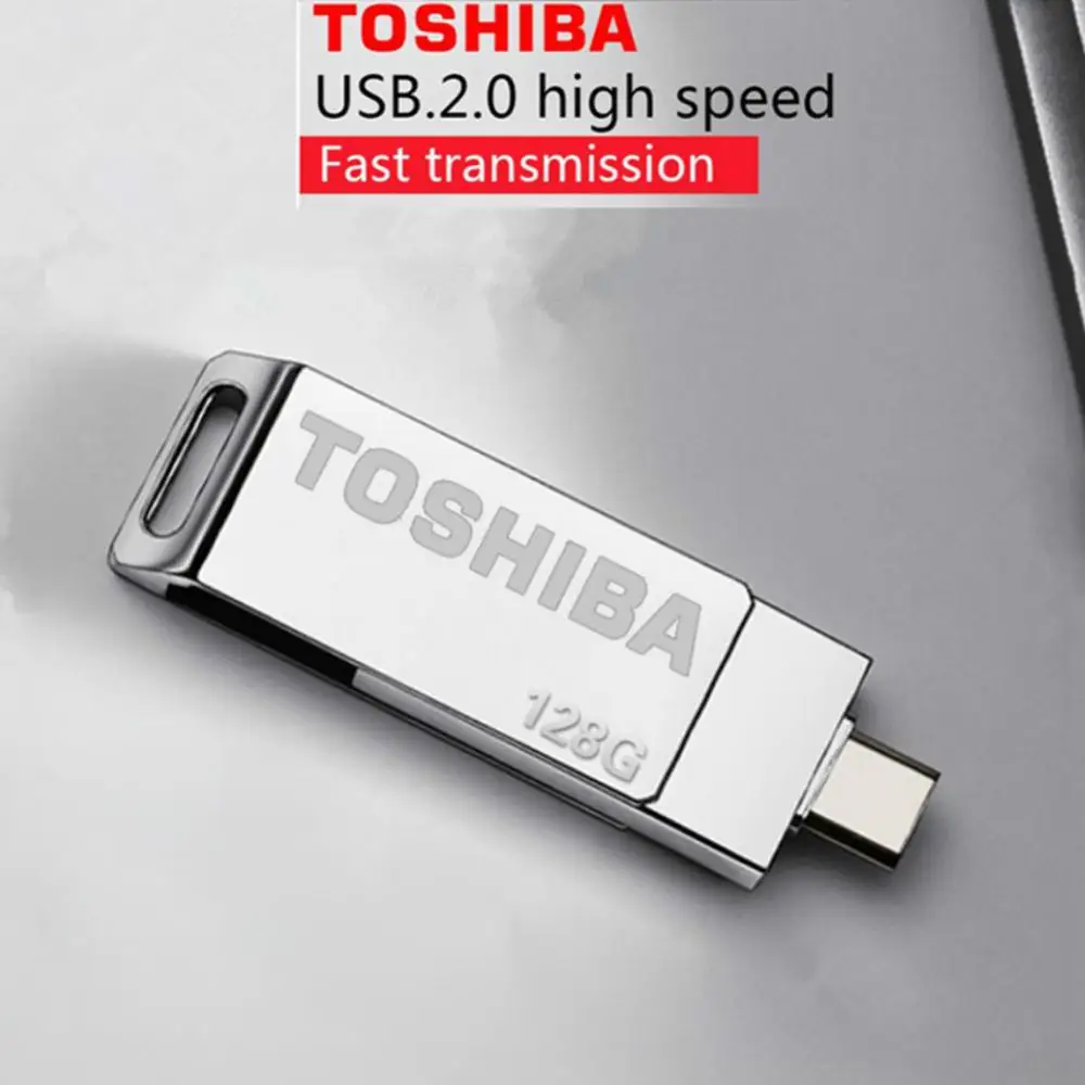 

USB Flash Drive 2 In 1 OTG Metal 128GB USB Memory Stick Micro USB Dual USB Flash Memory Drive USB flash stick USB Pen drive