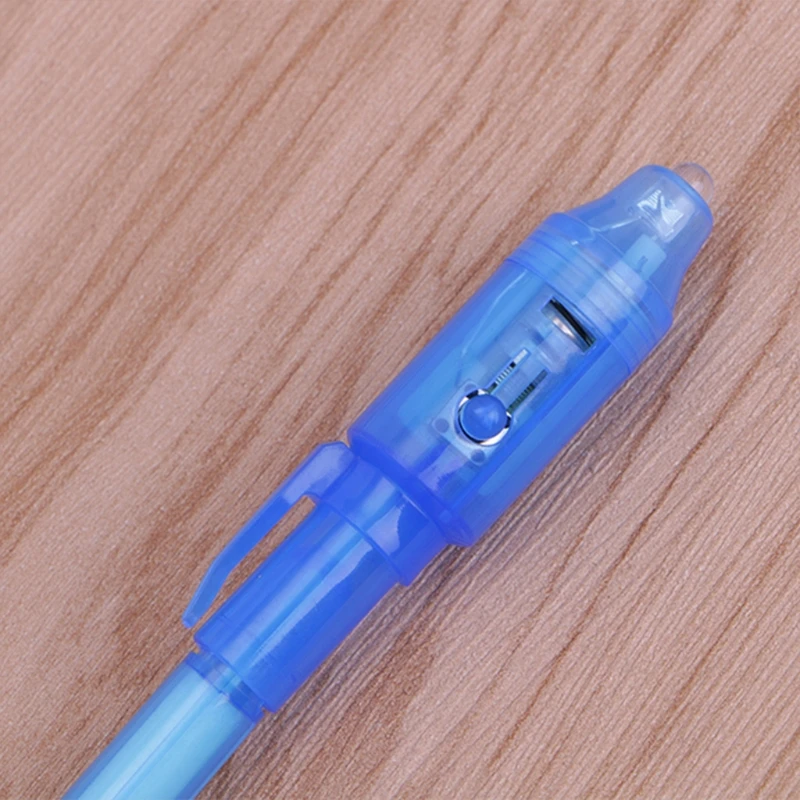 

6Pcs/Set Invisible Ink Pen Built in UV Light Magic Marker For Pen Safety To Use Y98A