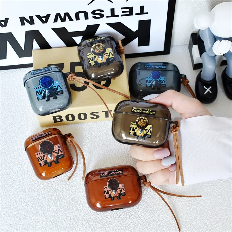

Симпатичный креативный чехол с астронавтом для Airpods 2, чехол для AirPods Pro, защитный чехол для Airpod, чехол для зарядки Airpods 3