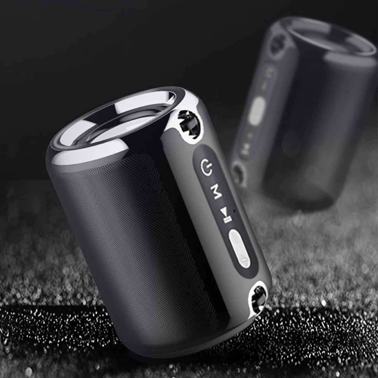 

Portable FM Speaker Wireless Blue-tooth Speaker Wireless Bluetoot h-compatible Subwoofer Waterproof Loudspeaker Stereo Surround