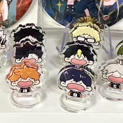 Аниме Haikyuu! Shoyo Hinata Kei Tsukishima Tobio Kageyama Oikawa Tooru Kozume Kenma косплей мини акриловый стоячий