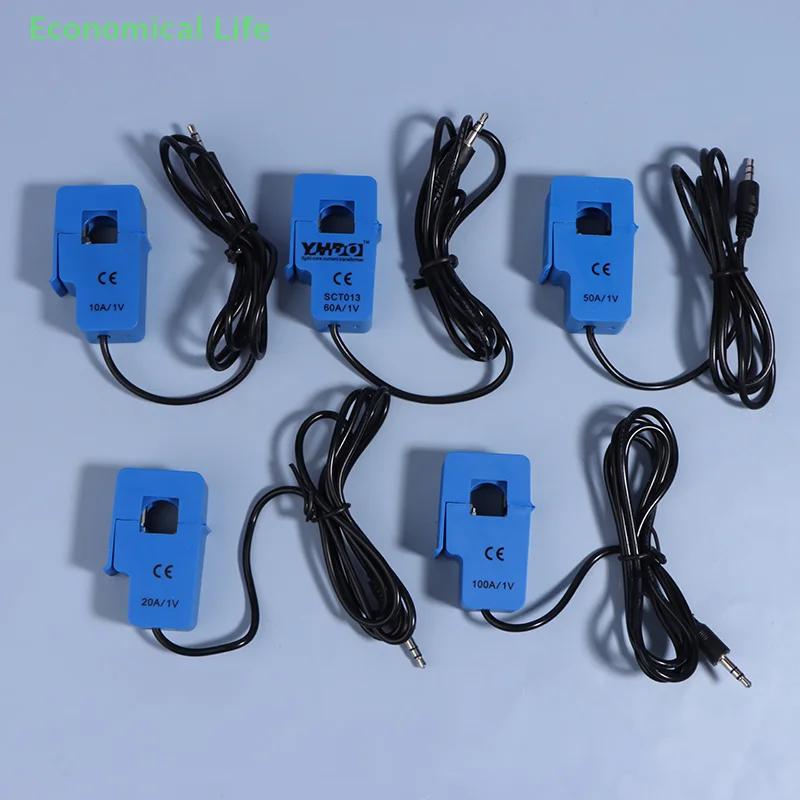 SCT-013-000 10A 20A 50A 60A 100A Трансформатор тока с открытым закрытием Неинвазивный датчик