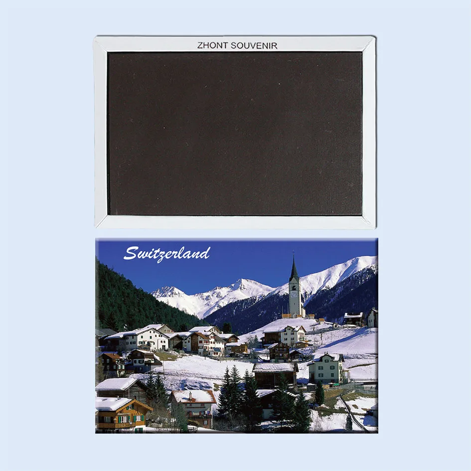 

Швейцария Graubunden металлическая обмотка жестяные магниты на холодильник 22053, качественные сувениры для мировых аттракционов