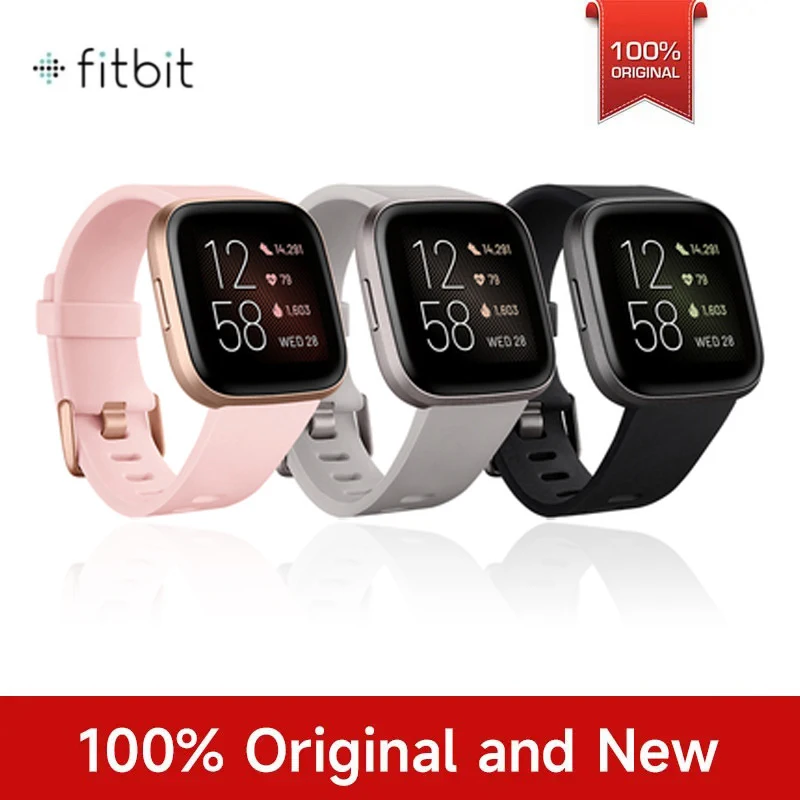 Фото Умные часы Fitbit Versa 2 Sport: фитнес-трекер, мониторинг сердечного ритма и сна, водонепроницаемые, трекер активности, фитнес-браслет. №1