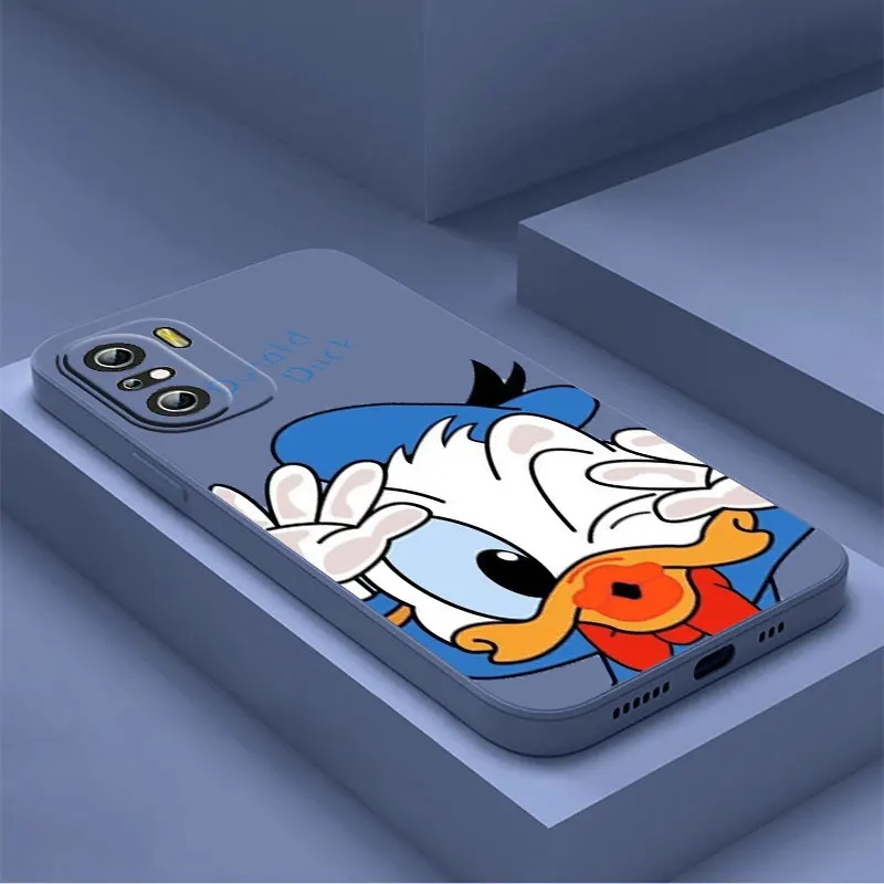 

NEW Disney Stitch Phone Case For Xiaomi Redmi K50 K40 10X 10 9T 9AT 9A 9C 9 8A 8 7 6A 5A Gaming Pro Liquid Rope Funda Cover Soft