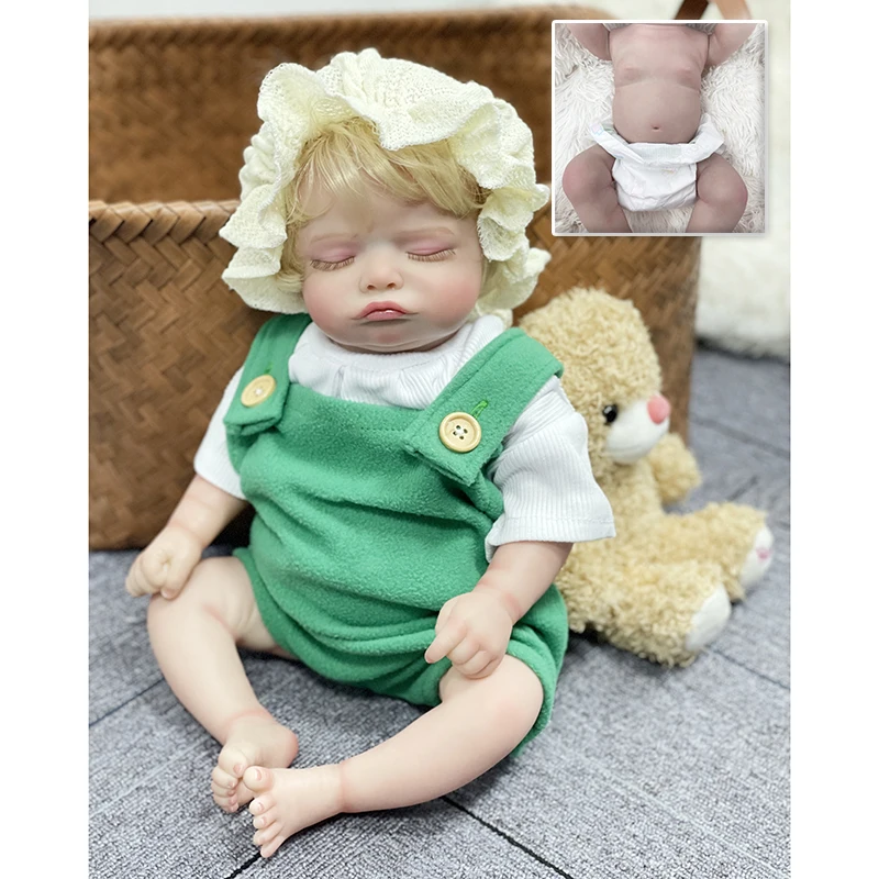 Виниловые силиконовые куклы Reborn Bebe Rosalie 19 дюймов