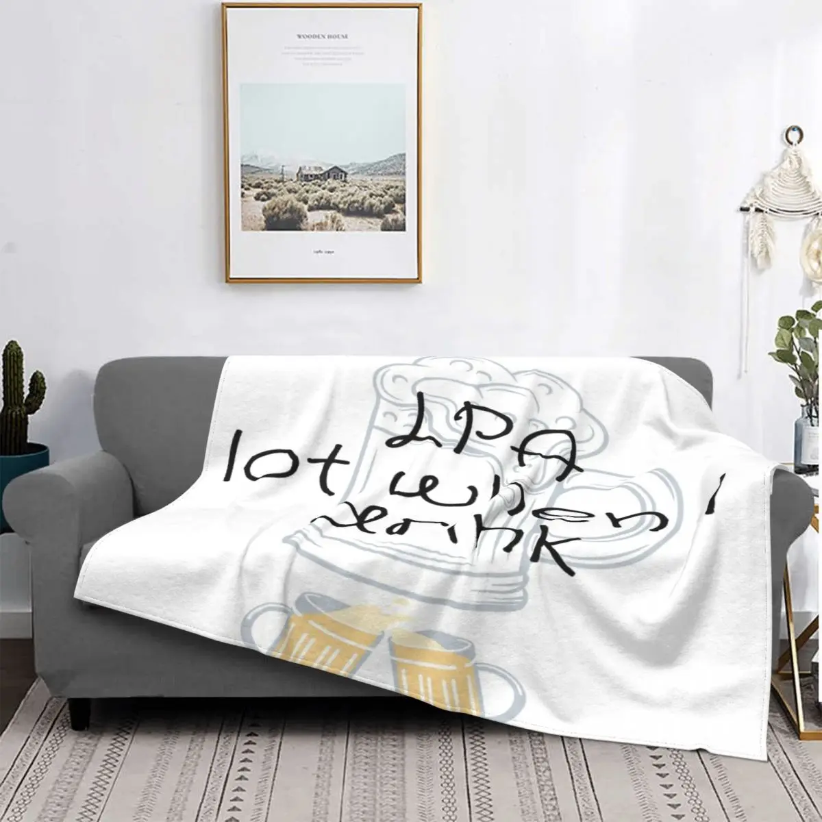 

Ipa-Manta a cuadros para cama, manta de muselina para picicnic, a cuadros en el sofa