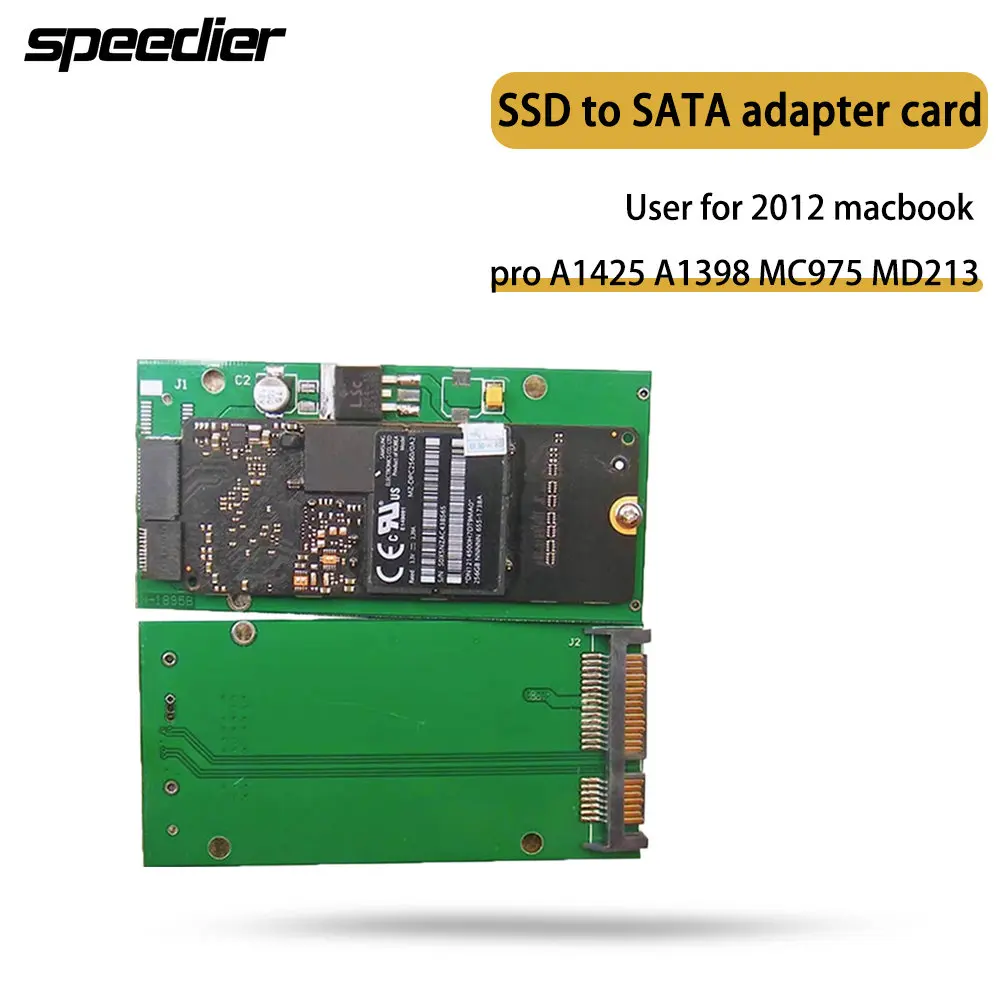 

2012 Macbook Pro A1425 A1398 MC975 MD213 SSD-адаптер SATA