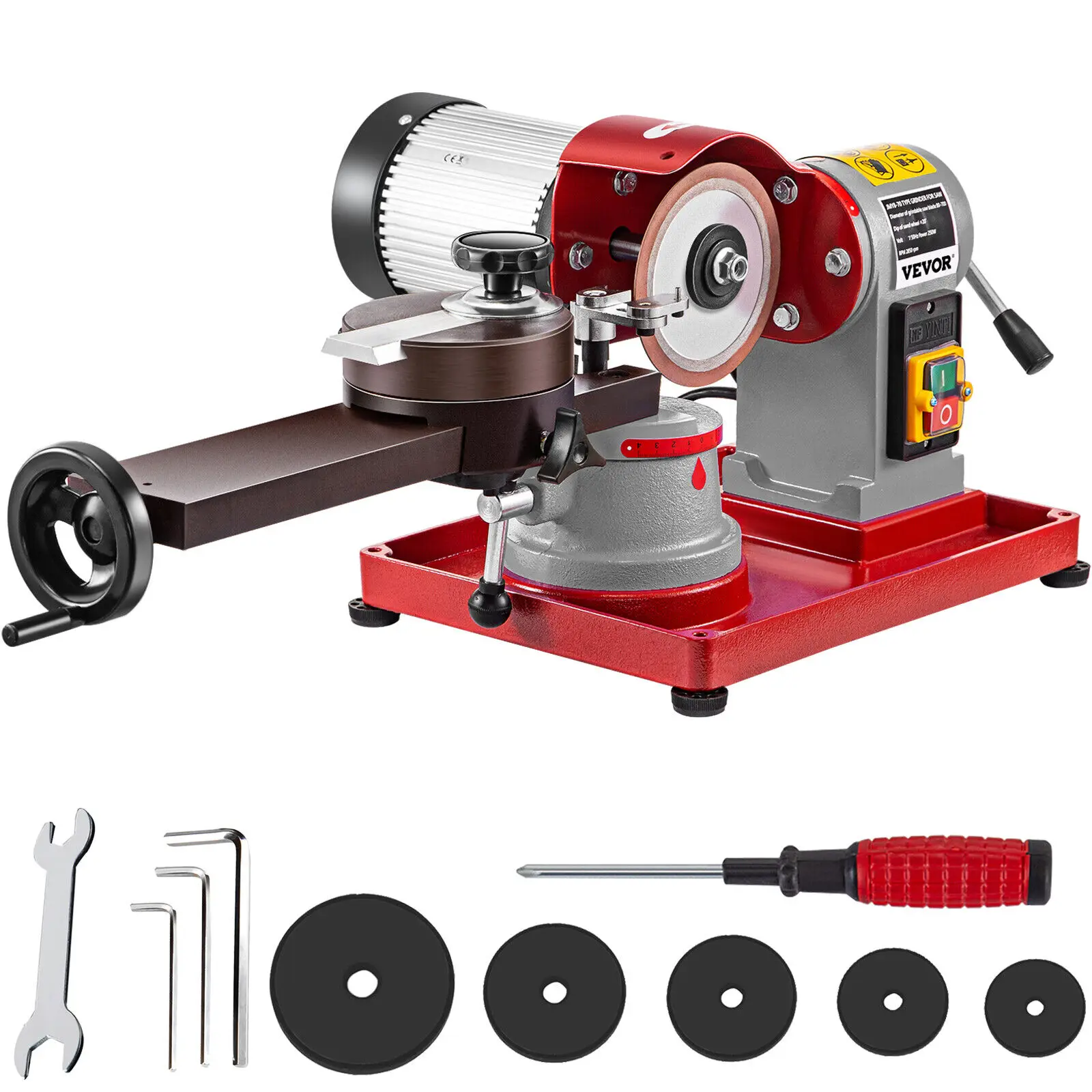

Circular Saw Blade Sharpener 370W Grinding Machine w/ Diamond Emery wheel