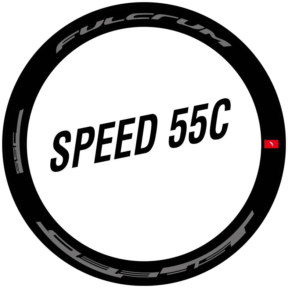 fulcrum Two Wheel Stickers Set for Speed 55C Racing Speed Road Bike Carbon Bicycle Cycling Decals