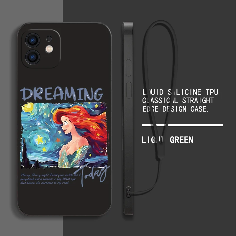 Чехол из жидкого силикона с ремешком на руку для Oneplus Nord 3 2 9R 9 8T 8 7 7T Pro 6