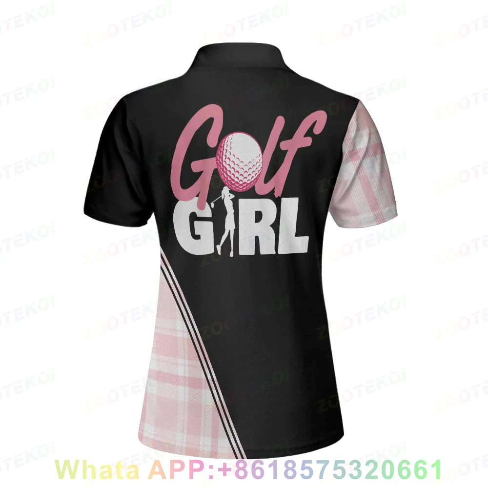 New Women's Golf Shirt Quick-drying Breathable Polo Shirts  Fashion Sports Short Sleeve Lapel Buttons Golf Badminton T-shirt