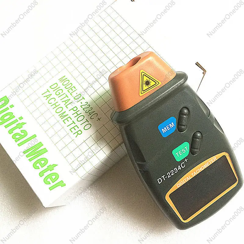DT-2234C+ Цифровой фототахометр тахометр двигателя Спидометр Лазерный