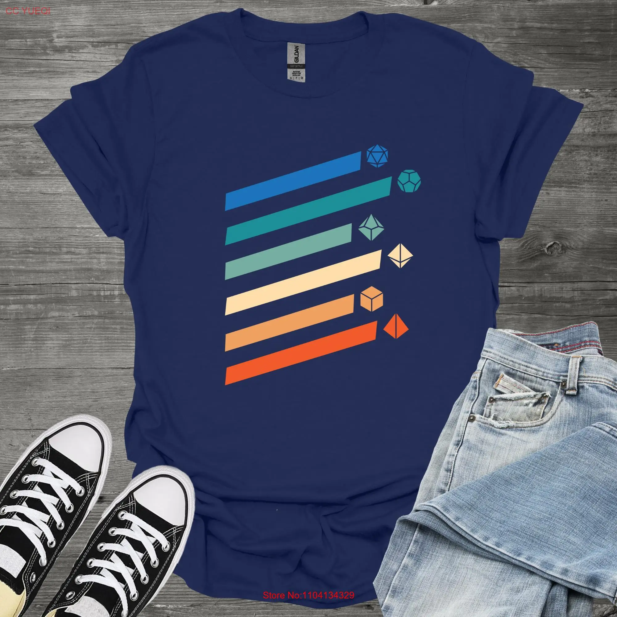 Ретро Радужная футболка с костями для ролевых игр геймерская одежда настольных