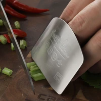 304 stainless steel finger protector finger protector anti cut hand protector creative tool kitchen cooking knife accessories