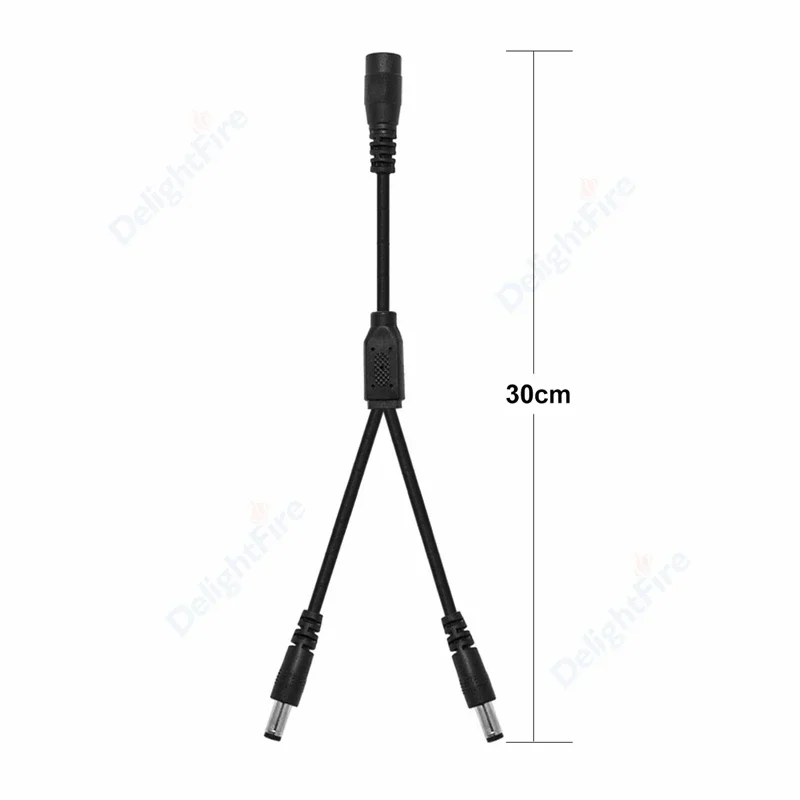 

Разветвитель DC Power DelightFire 24В 1 женский на 2 мужских 5.5мм x 2.1мм