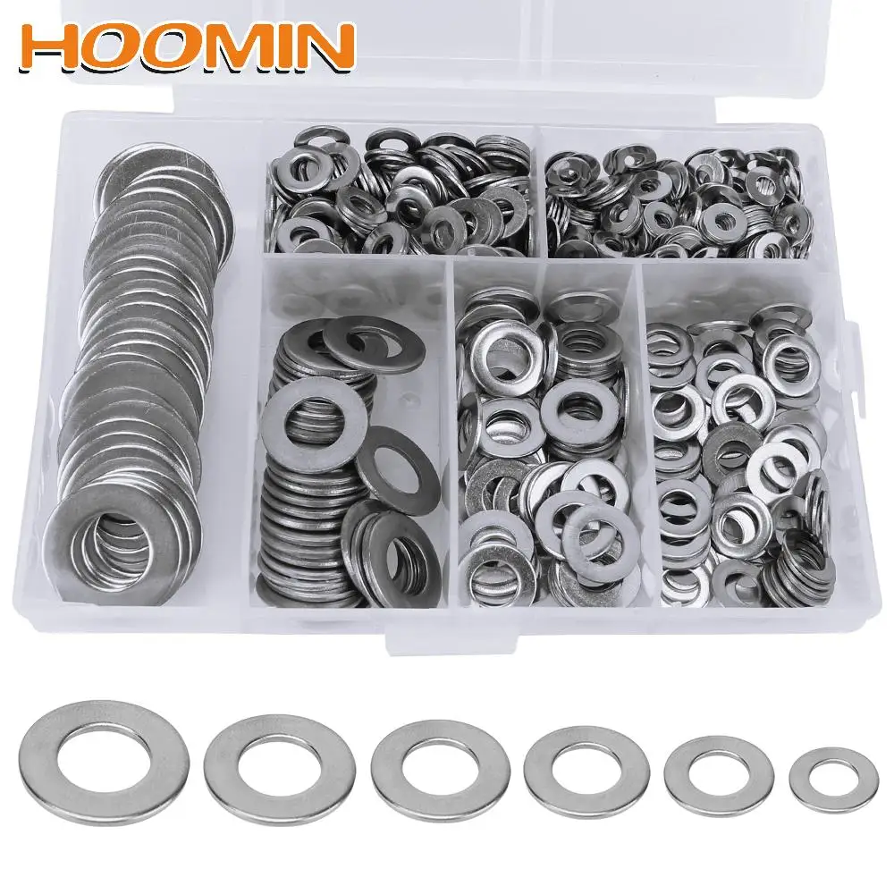 

Плоская шайба из нержавеющей стали, 660 шт./кор. M3 M4 M5 M6 M8 M10