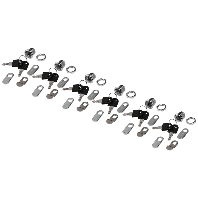 

Cabinet Lock Security Drawer Mailbox File RV Storage Lock Toolbox Lock Replacement Set, Zinc Alloy