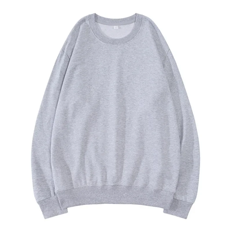 Свитшот мужской/женский однотонный Повседневный хлопковый пуловер толстовки