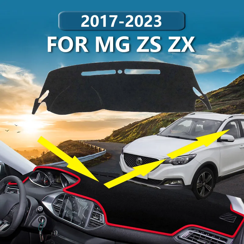 

Для MG ZS EV 2022 2023 2020 MGZS ZX Plus 2017 ~ 2023 строительный коврик, солнцезащитный козырек, приборная панель, устойчивый к высоким температурам, автомобильные аксессуары