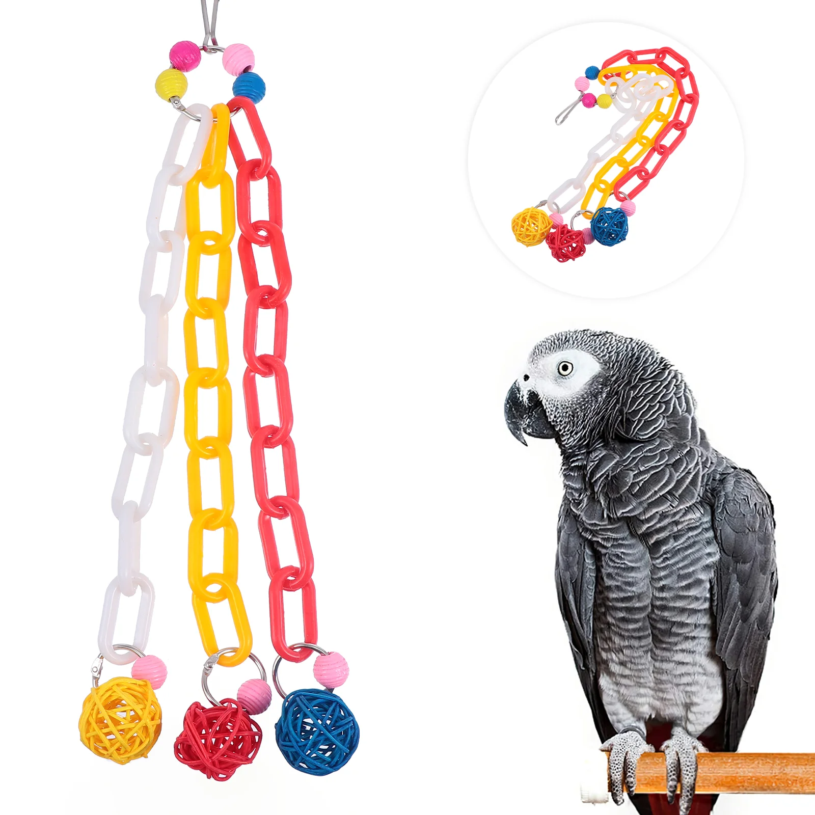 

Птичий попугай, игрушки, клетка, моделирование, Жевательная отделка, клюв, поклевка, качели для домашних животных, жевательные детали