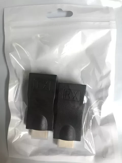

HD 4K HDMI-совместимый удлинитель RJ45 порты сеть 30 м HDMI-совместимый с RJ45 более CAT5e / 6 стандарт UTP кабель