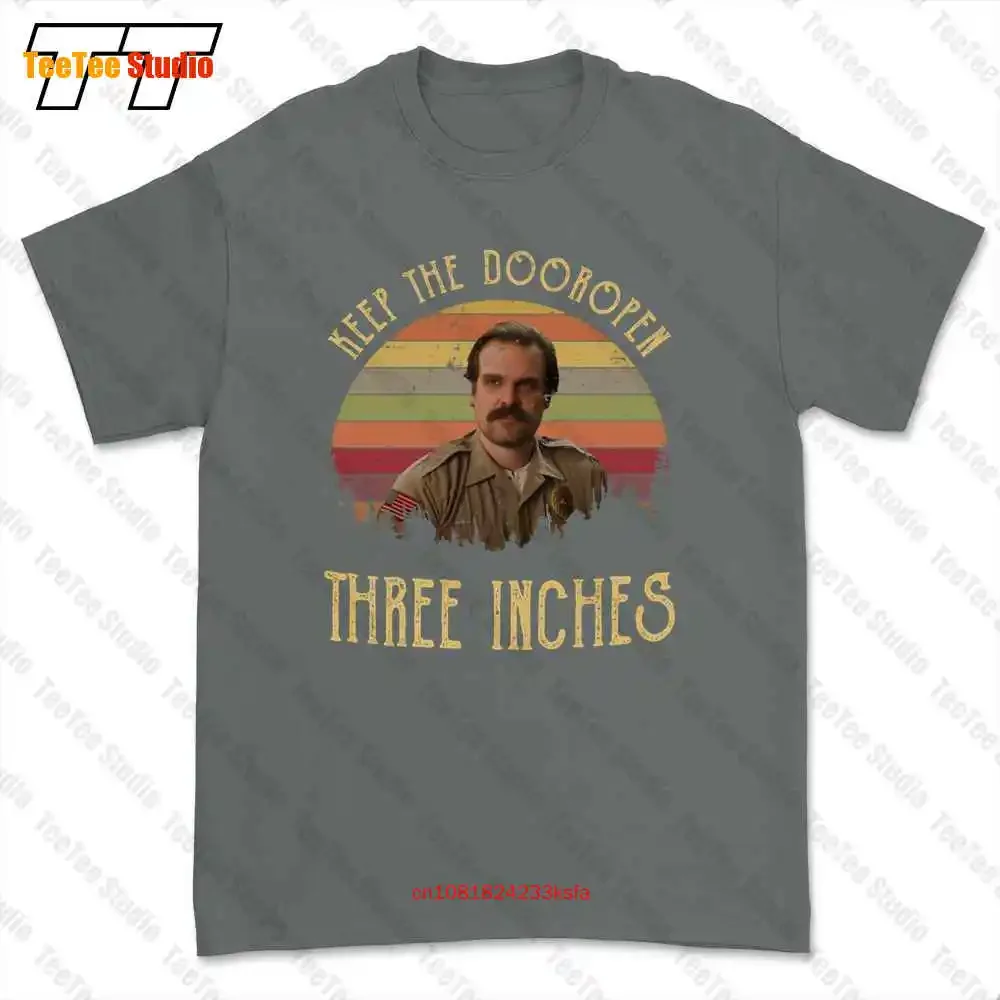 Футболка PEDRAZA Jim Hopper Keep The Door Open Three Inches 01