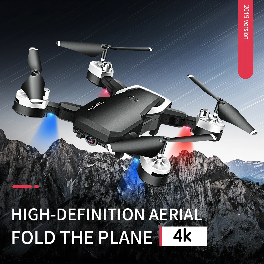 

New HJ28 Drone with Camera Long Flight Time 4K Wide Angle Camera WiFi Fpv Dron Quadcopter Height Keep Toys Boy Holiday Gifts