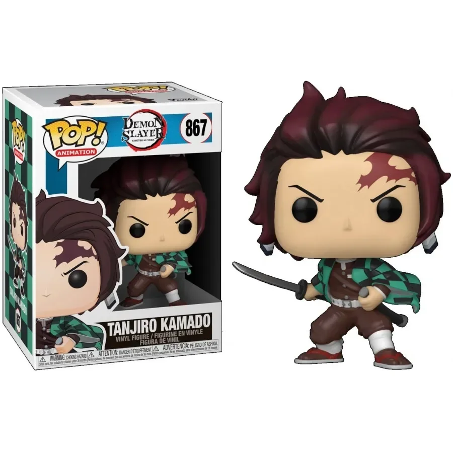 Фото Funko Pop Demon Slayer Tanjiro Kamado 867 #   Детская коллекция игрушек, фигурка в подарок №2