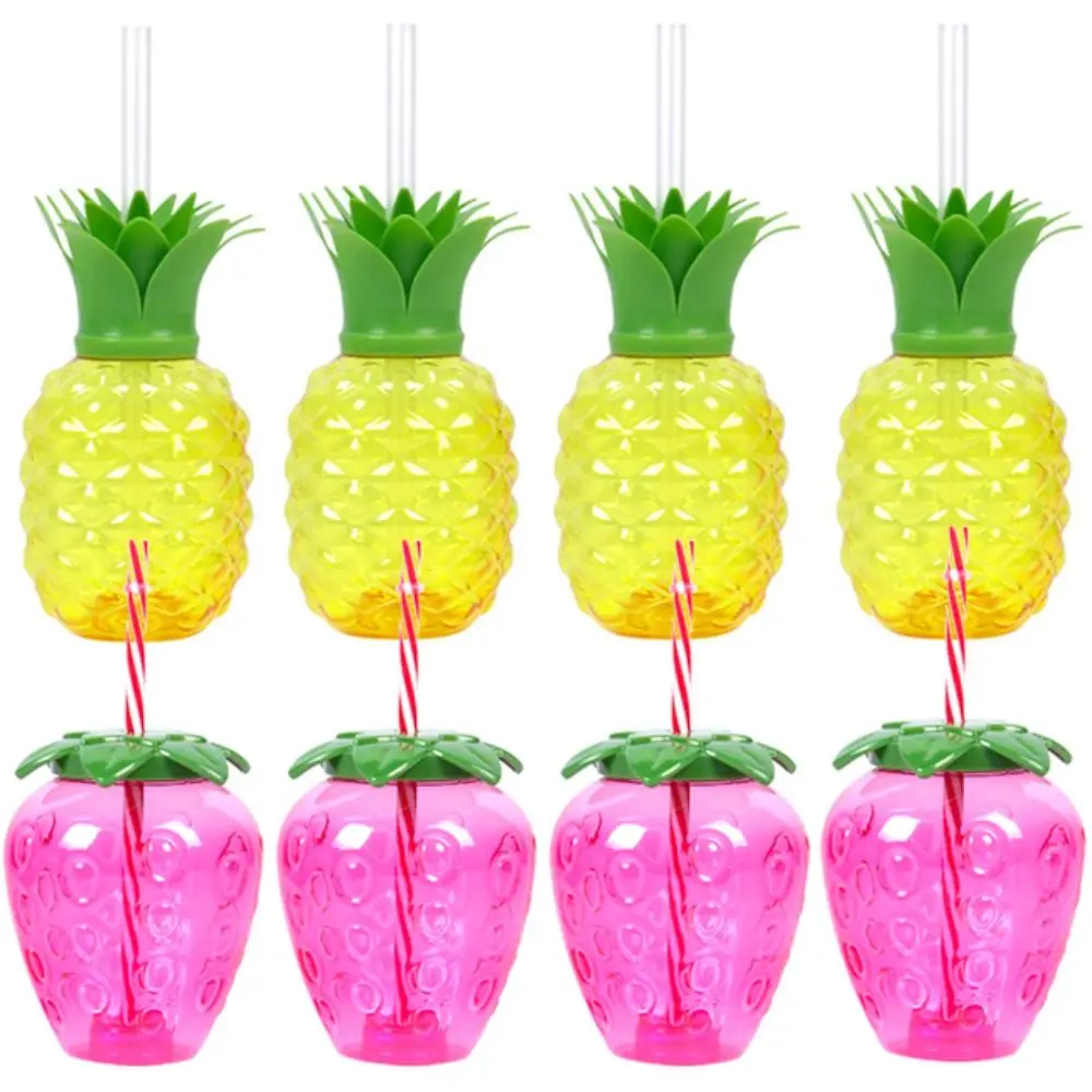 500ml Strawberry Pineapple Cup Children's Cartoon Plastic Cu