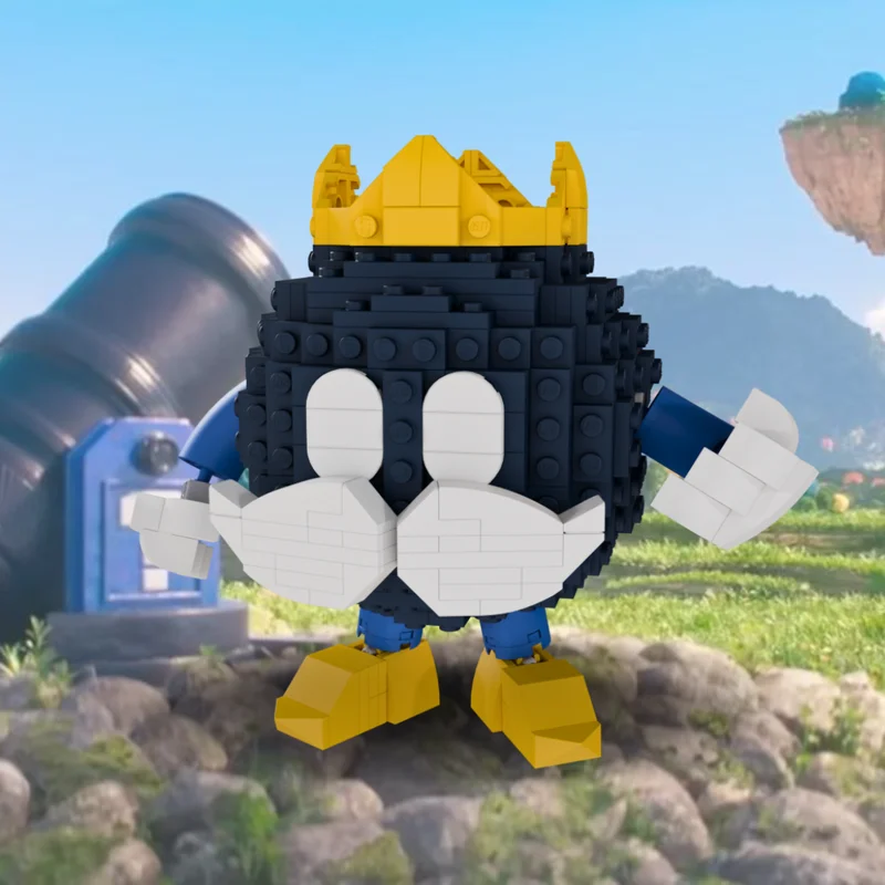 387 деталей MOC King Bob Omb Mariose: Конструктор, модель для сборки, игрушка для детей, идея для творчества, подарок на Рождество и День рождения (art.: 3920dc9162bfa) - 3920dc9162bfa