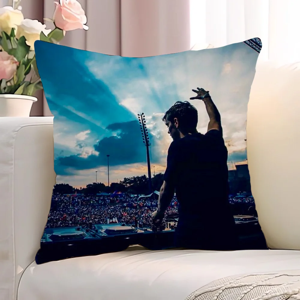 M-Martin GarrixS Плюшевая Наволочка 40x40 Квадратная Декоративная Домашний Декор