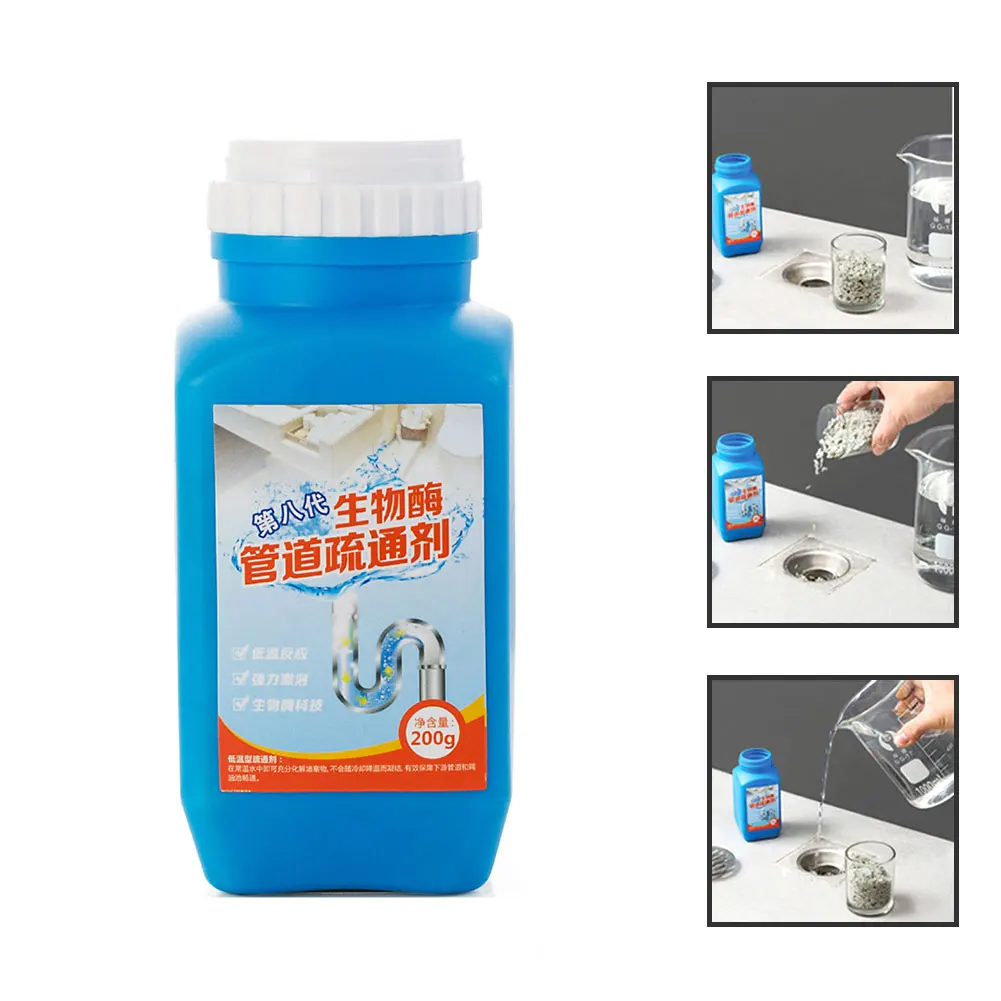 

Biological Enzyme Strong Pipe Dredge Agent Dredging Agent Kitchen Sink Sewer Toilet Cleaning Blockage Dredge Agent Waste Cleaner