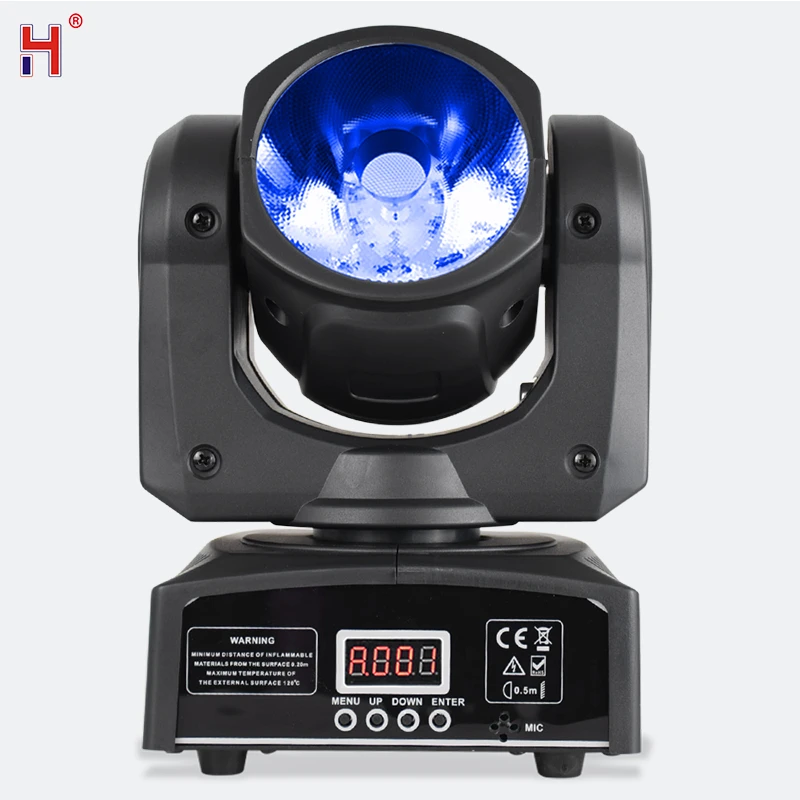 Lyre Beam Mini Moving Head 60W 4In1 RGBW Full Color DMX Spotlights For Stage Party Disco Wedding Dance Floor Nightclub