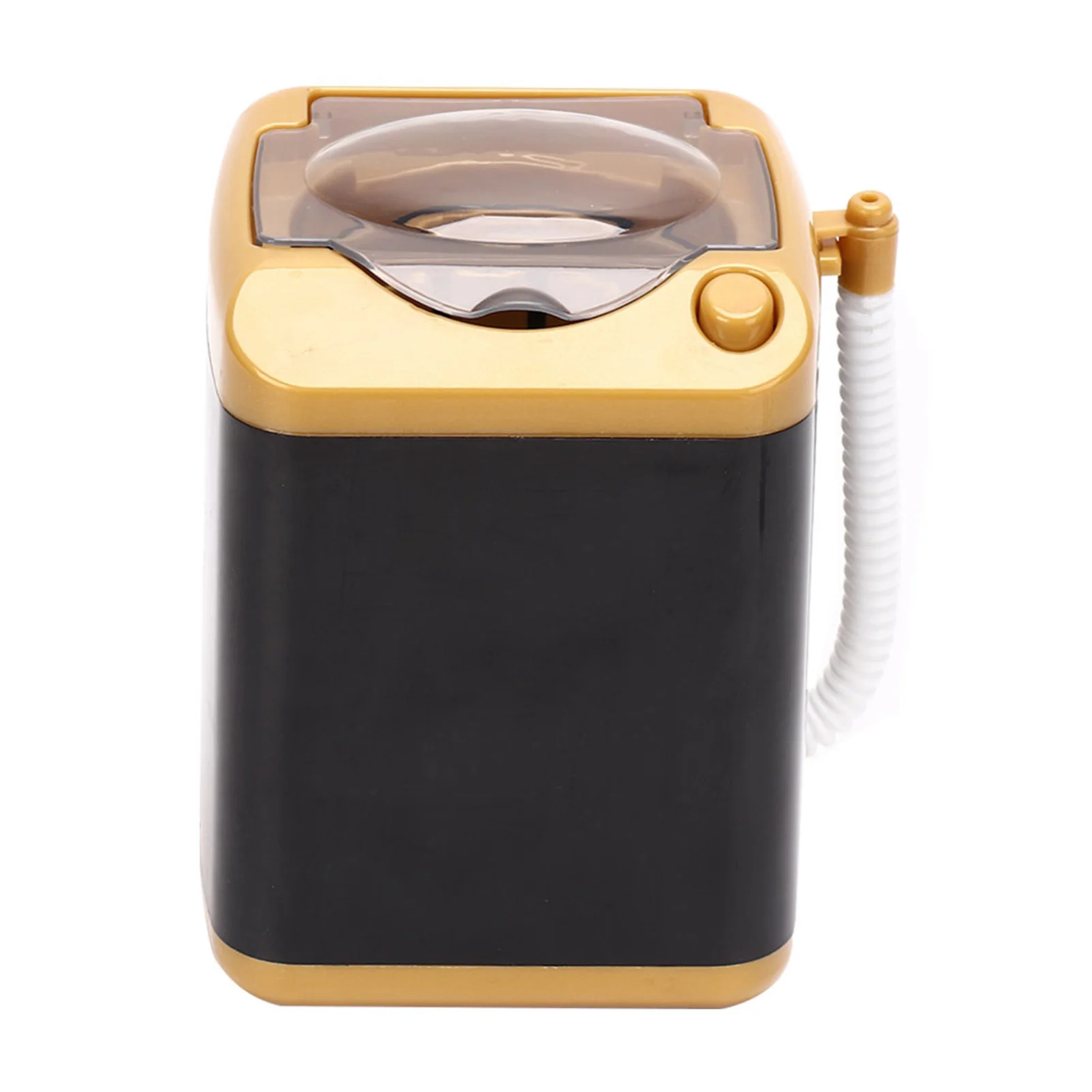 

Electric Mini Washing Machine Cosmetic Tool Cleansing Machine Children Toy Gift (Gold)
